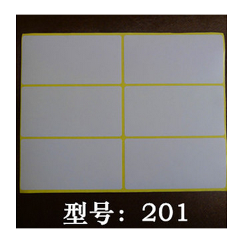 方形白色不干胶贴纸 空白打印标签 手写空白方形标签 自粘性标贴图3